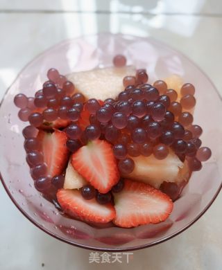 水果小芋圆甜品的做法