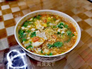 酸汤方便面的做法
