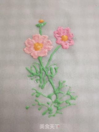 手绘蛋糕卷~格桑花的做法步骤：6