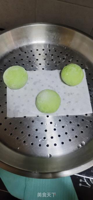 艾草馒头的做法步骤：7