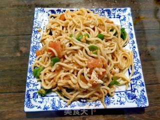 蛋炒饸烙面的做法