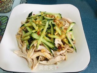 蒜蓉辣酱拌手撕鸡脯肉的做法