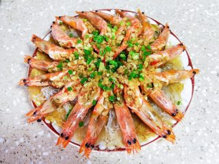 蒜蓉粉丝虾的做法步骤：11