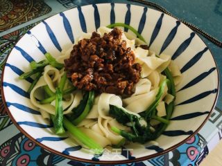 香菇牛肉酱拌面的做法步骤：16