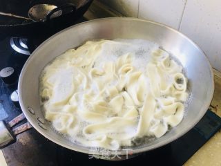 辣子土豆丝拌扯面的做法步骤：12