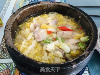 砂锅酸菜白肉的做法步骤：11