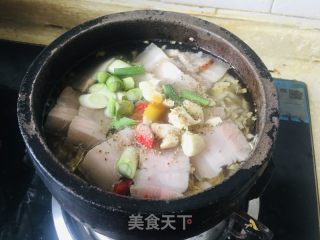 砂锅酸菜白肉的做法步骤：9