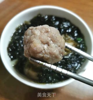 紫菜肉丸汤的做法