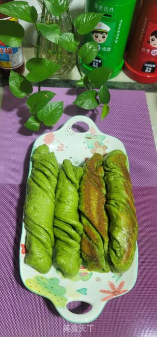 香煎艾草卷的做法步骤：17