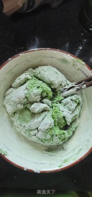 香煎艾草卷的做法步骤：6