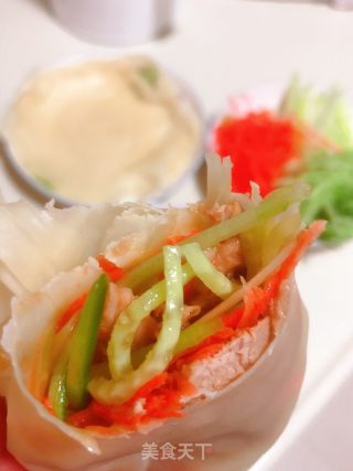 饺子皮版春卷