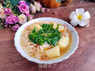 韭菜土豆汤面的做法步骤：10