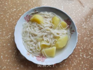 韭菜土豆汤面的做法步骤：9