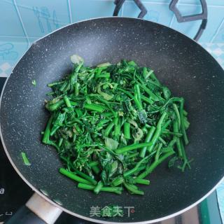 青炒萝卜叶菜心的做法步骤：11