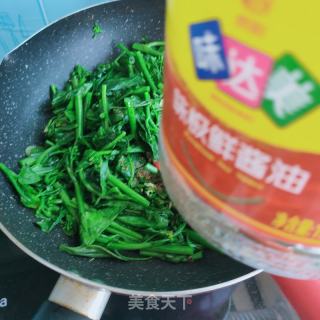 青炒萝卜叶菜心的做法步骤：10