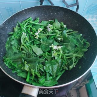 青炒萝卜叶菜心的做法步骤：8