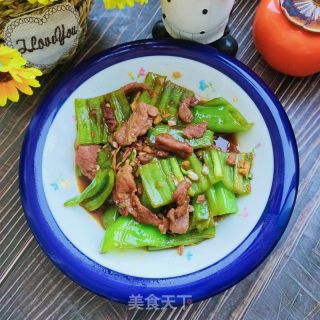 肉片烧辣椒的做法