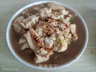 葱蒜香豆腐的做法