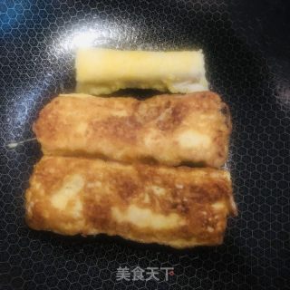 苹果酱香蕉卷的做法步骤：8