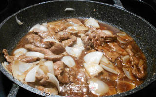 蒙古汁牛肉的做法步骤：9