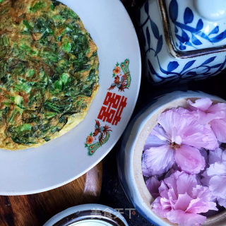 菠菜鸡蛋饼的做法