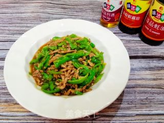 家常快手菜/青椒牛肉丝的做法步骤：7