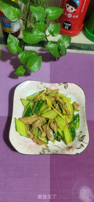 驴肉炒青瓜的做法