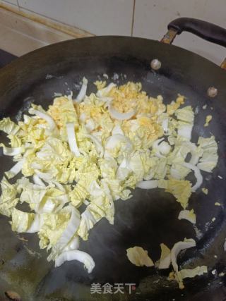 鸡蛋炒双蔬的做法步骤：5