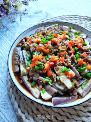 肉末蒸茄子的做法