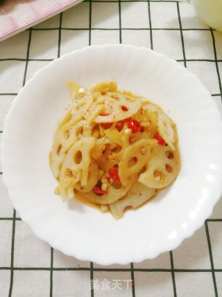 凉拌藕片的做法