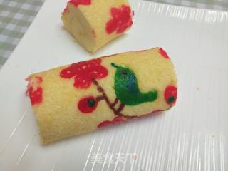 彩绘蛋糕卷的做法步骤：14
