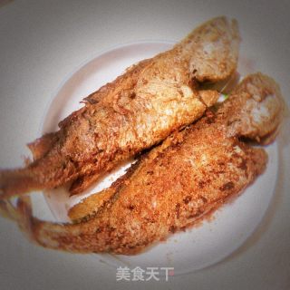 孜然黄花鱼的做法步骤：3