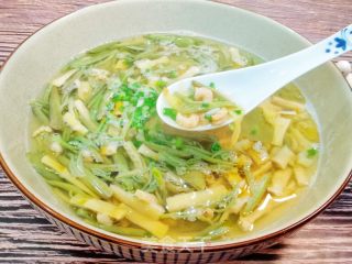 时令河鲜美食～太湖莼菜汤的做法