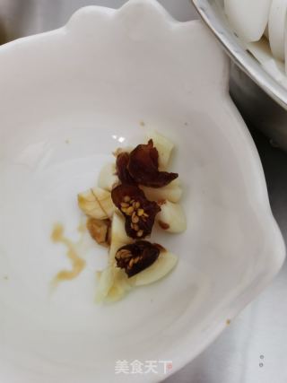 酸豆角煮水浸糍的做法步骤：3