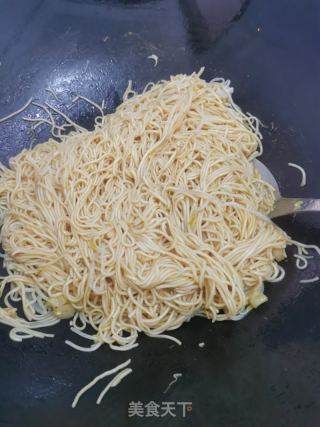 豆芽炒面的做法步骤：9