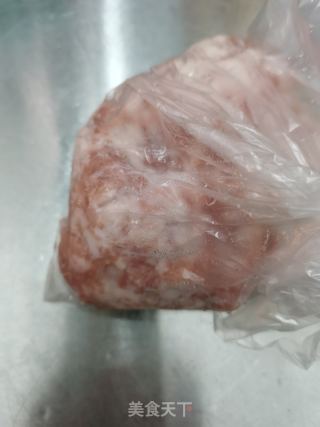 肉末焖雪豆的做法步骤：1