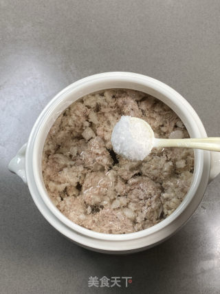 肉泥荷包蛋汤汽水肉的做法步骤：7