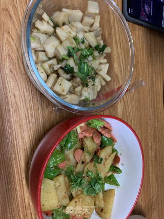 凉拌藕丁的做法