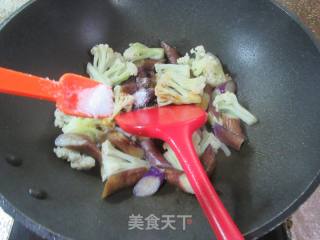 炒地上鲜的做法步骤：8
