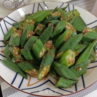 蚝油秋葵的做法