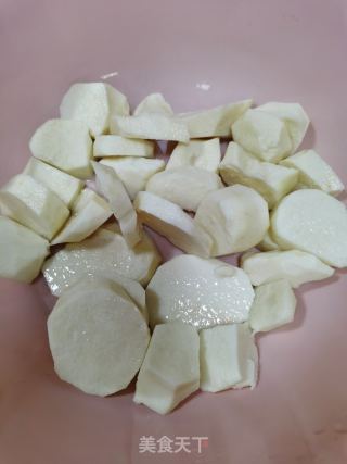 葱香毛毛薯的做法步骤：1