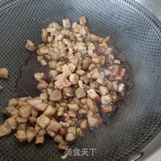 彩色蒜苔肉丁包的做法步骤：12