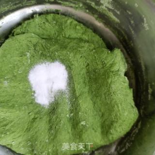 彩色蒜苔肉丁包的做法步骤：5