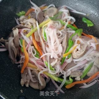水萝卜炒羊心羊腰子的做法步骤：16