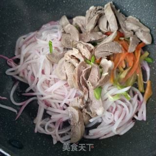 水萝卜炒羊心羊腰子的做法步骤：15