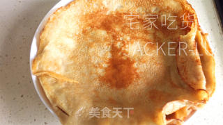 全麦鸡蛋饼，搅和搅和就是美味，松软又饱腹。的做法步骤：6