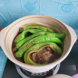 大骨头焖辣椒的做法步骤：9