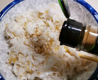 白萝卜鸡蛋饼的做法步骤：7