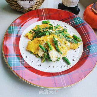 芦笋烘蛋的做法步骤：7