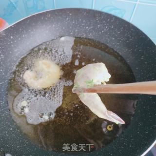 茴香炸大虾的做法步骤：5